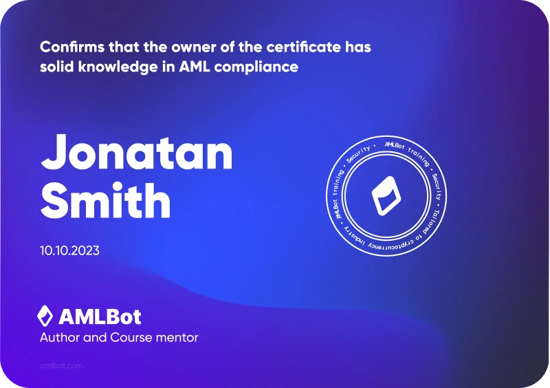 Crypto AML Compliance & Blockchain Analytics Training
